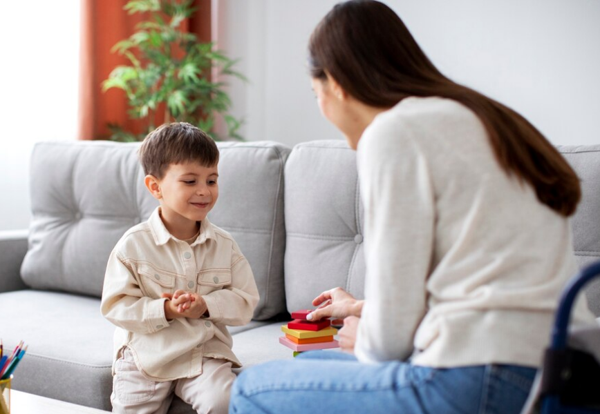 child-helping-his-disabled-mother_23-2149226821 happy-child